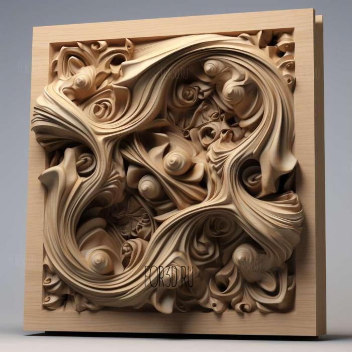 Helix series 2 stl model for CNC